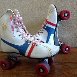 Vintage Roller Derby Fireball Classic Skates + Box